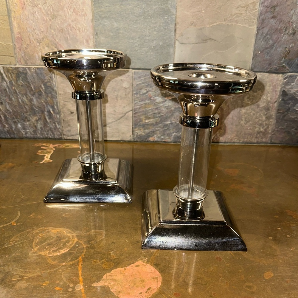 Pottery Barn Amelia Candle Holders